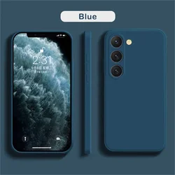 Candy Color Silicone Case For Samsung Galaxy S25 S24 S23 S22 S21 S20 Ultra Plus FE A32 A51 A71 A52 A72 Phone Cover
