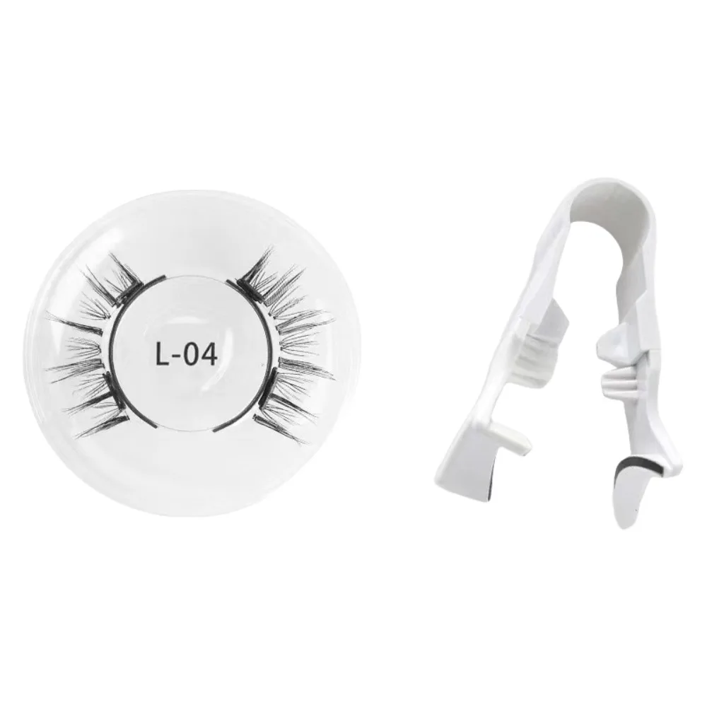 Magnetic Magnetic False Eyelashes Glue Free Reusable Magnetic Eyelashes with Clip Individual 3D Extension False Eyelash Clusters