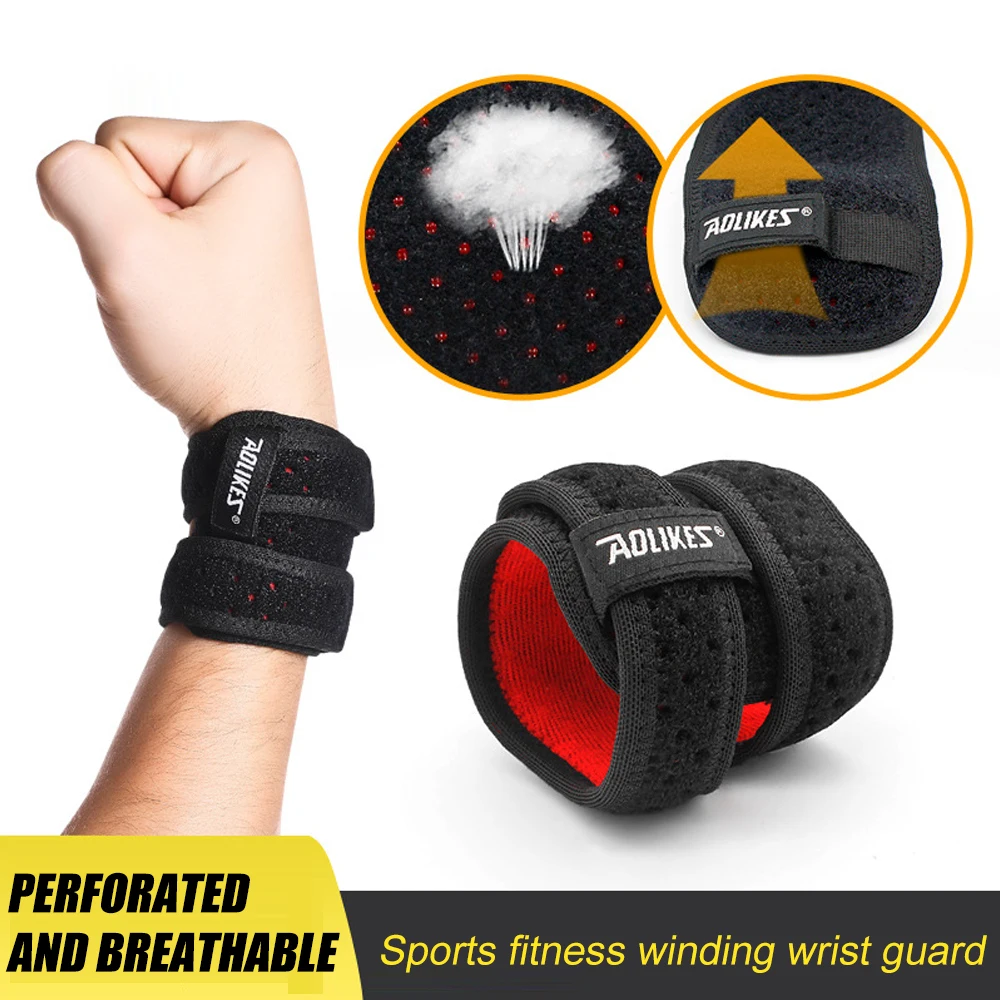 1 PCS Sports Wrist Wraps for Carpal Tunnel Wrist Straps for Weightlifting, Gym, Working Out, Flexible, Highly Elastic,Adjustable