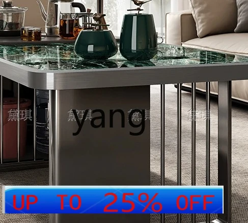 

LH rock slab Kung Fu tea table tea brewing integrated light luxury Italian living room home automatic boiling water