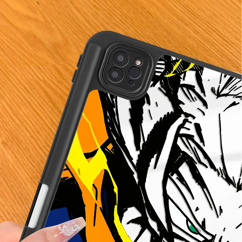 Tablet Case For iPad Air 8 M2 M3 3 11th 12th 10th Gen Pro M4 13 2025 2026 Mini 7 6 5 9th With Pen Slot Cover Super Dragon Balls