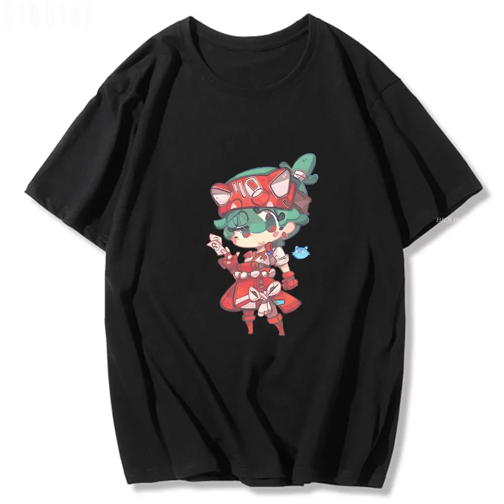 

Футболки с изображением аниме Overwatch 2, манга Кирико, мужские/женские футболки, толстовка в стиле хип-хоп, летняя футболка, эстетичная хлопковая футболка