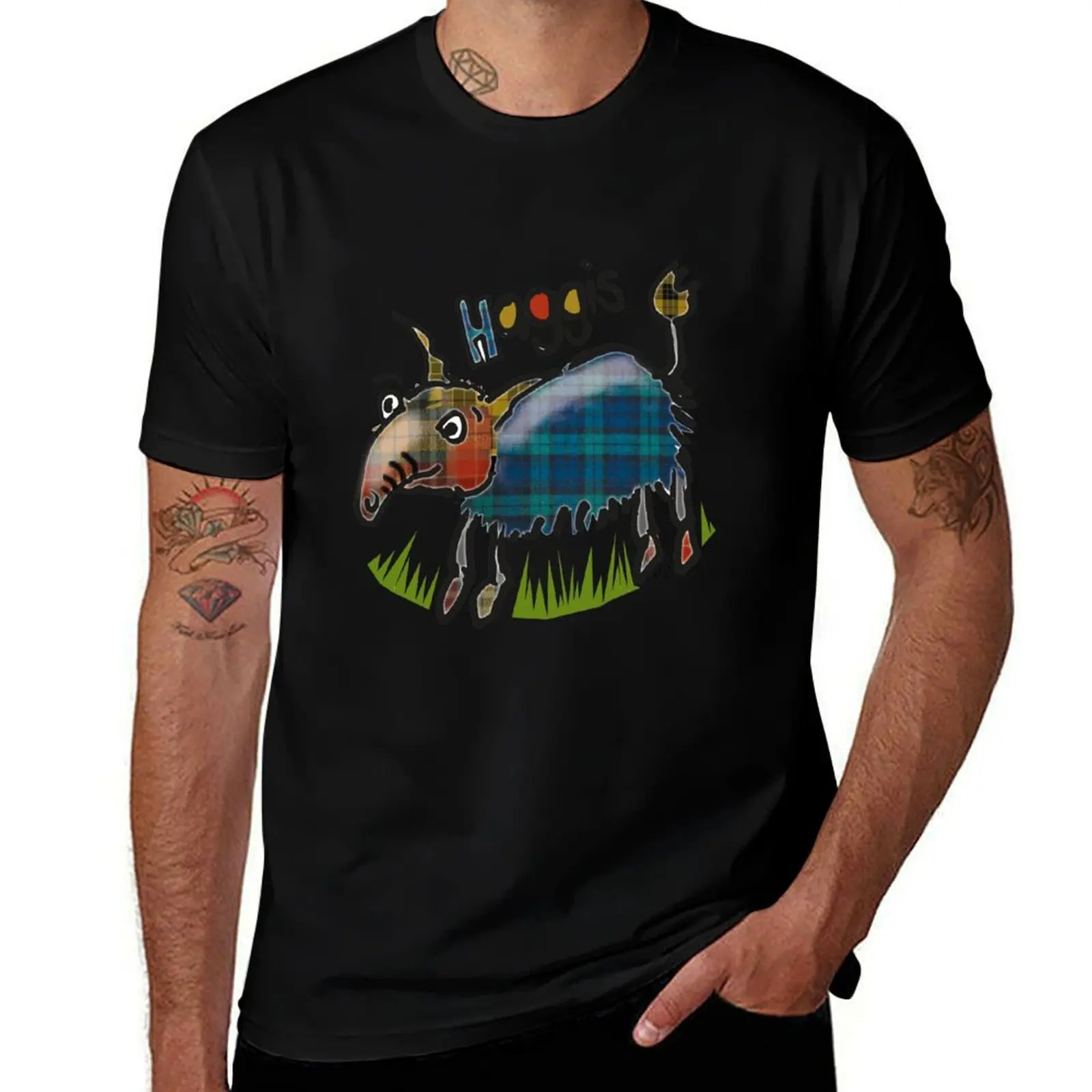

Haggis in the Highlands T-Shirt Casual Everyday Short Sleeve T-Shirt