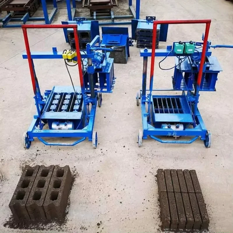 Brick Machine Supplier Sells Semi-automatic Brick Making Machine Hollow Interlocking Block Forming Brick Making Machine