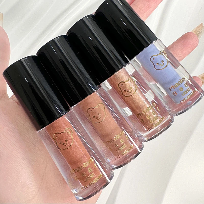 Phantom Bear Liquid Eyeshadow Ultra Flash Pearl Fine Flash Flash High Gloss Monochrome Glitter for Lady Eyeshadow