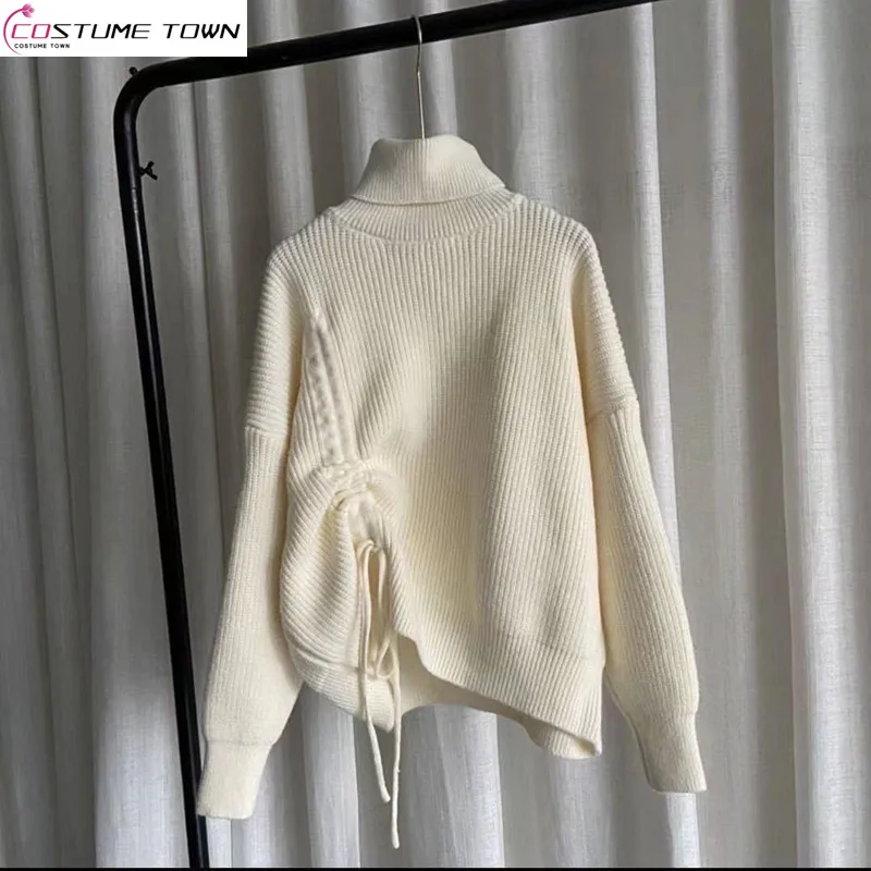 

Spring and Autumn Gentle Style Women's 2023 New Sweet Retro Sweaters Show Slimming and Age Reducing Knitted Sweaters