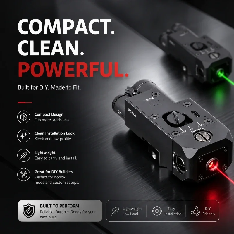 Anti-drop Nylon Alloy Indicator Shell Battery Container Fit M300 M600 Flashlight Remote Control Line