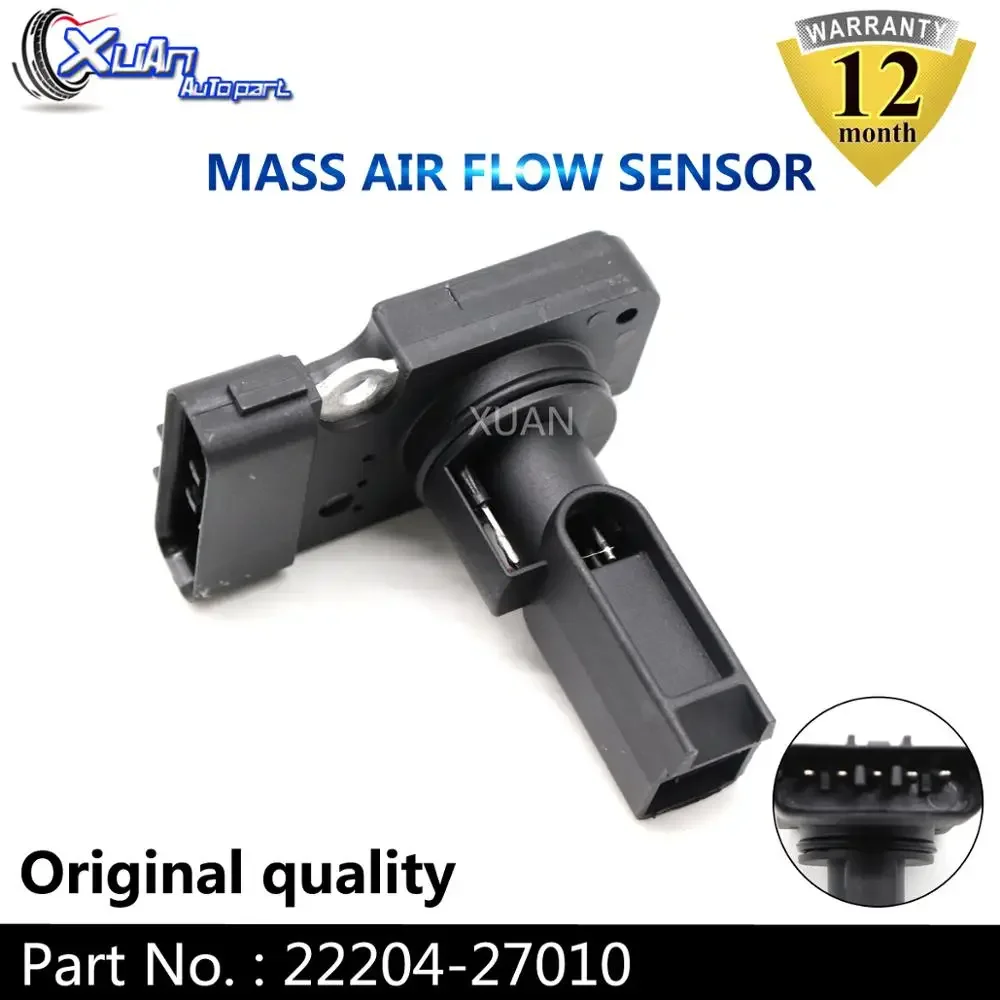 XUAN MAF MASS AIR FLOW METER SENSOR 22204-27010 For TOYOTA AVENSIS COROLLA PREVIA RAV 4 LAND CRUISER 2.0 D-4D AFH70M-23