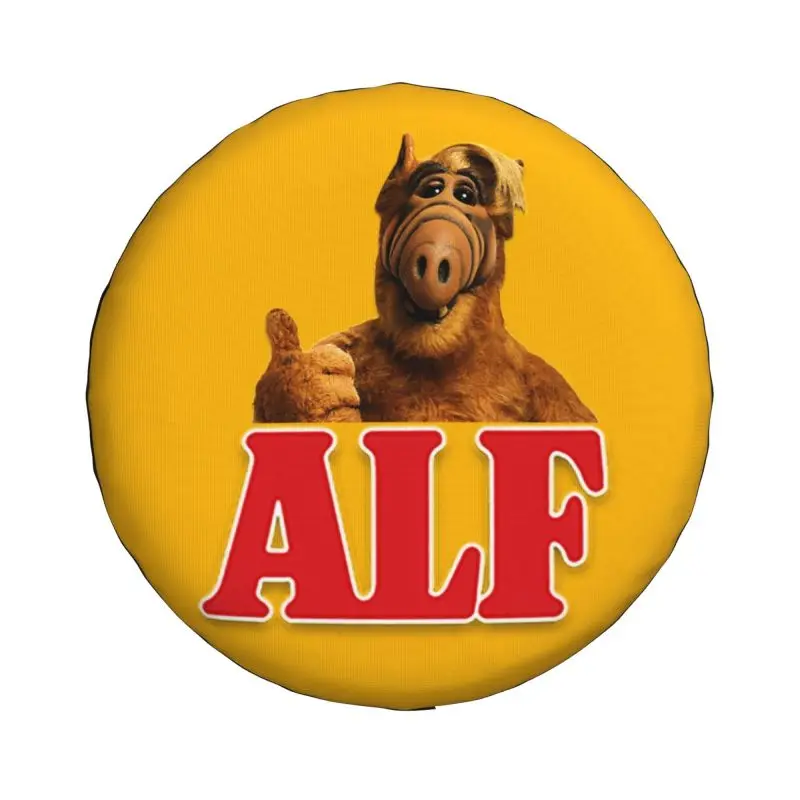 Custom ALF Alien Life Form Spare Wheel Cover for Jeep Hummer 4x4 RV Sci Fi TV Show Tire Protector 14