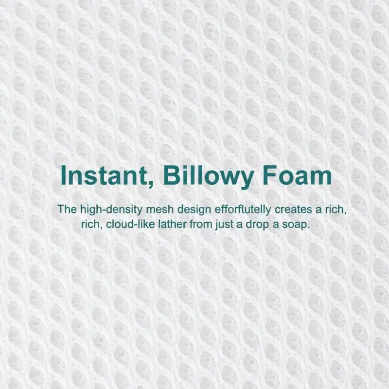 

1 PCS Soap Soap Foaming Net Bath Mesh Sponge For Shower & Body Wash Exfoliating And Deep Cleaning Scrubber For Bathroom Supplies