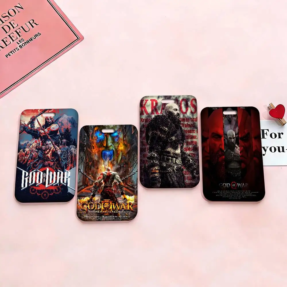 

Game G-God Of War Credential Badge Holder Card Holders Student Campus Lanyard Cards Holder Neck Straps For Gift