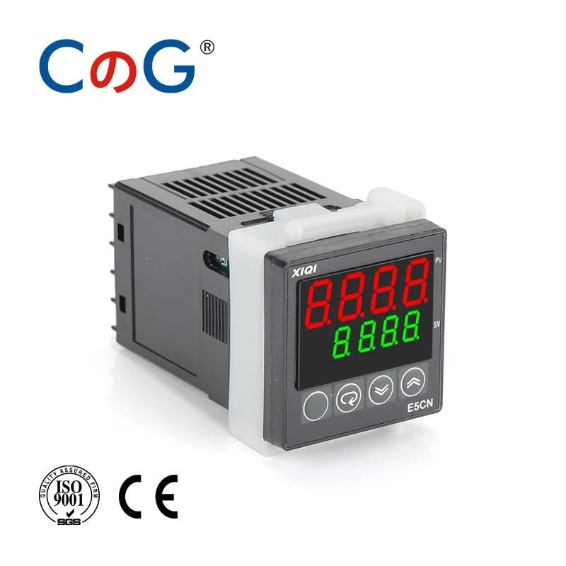 CG E5 Series K E J PT100 4-20mA 0-5v Type AC 220V LCD Screen With RS485 Digital Intelligent Temperature Controller Thermostat