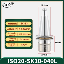 High Speed ISO15 ISO25 ISO20 ER20 ER16 ER11 ER25 SK10 Collet Chuck Balance 40,000RPM ISO Spindle CNC Engraver Lathe Tool Holder