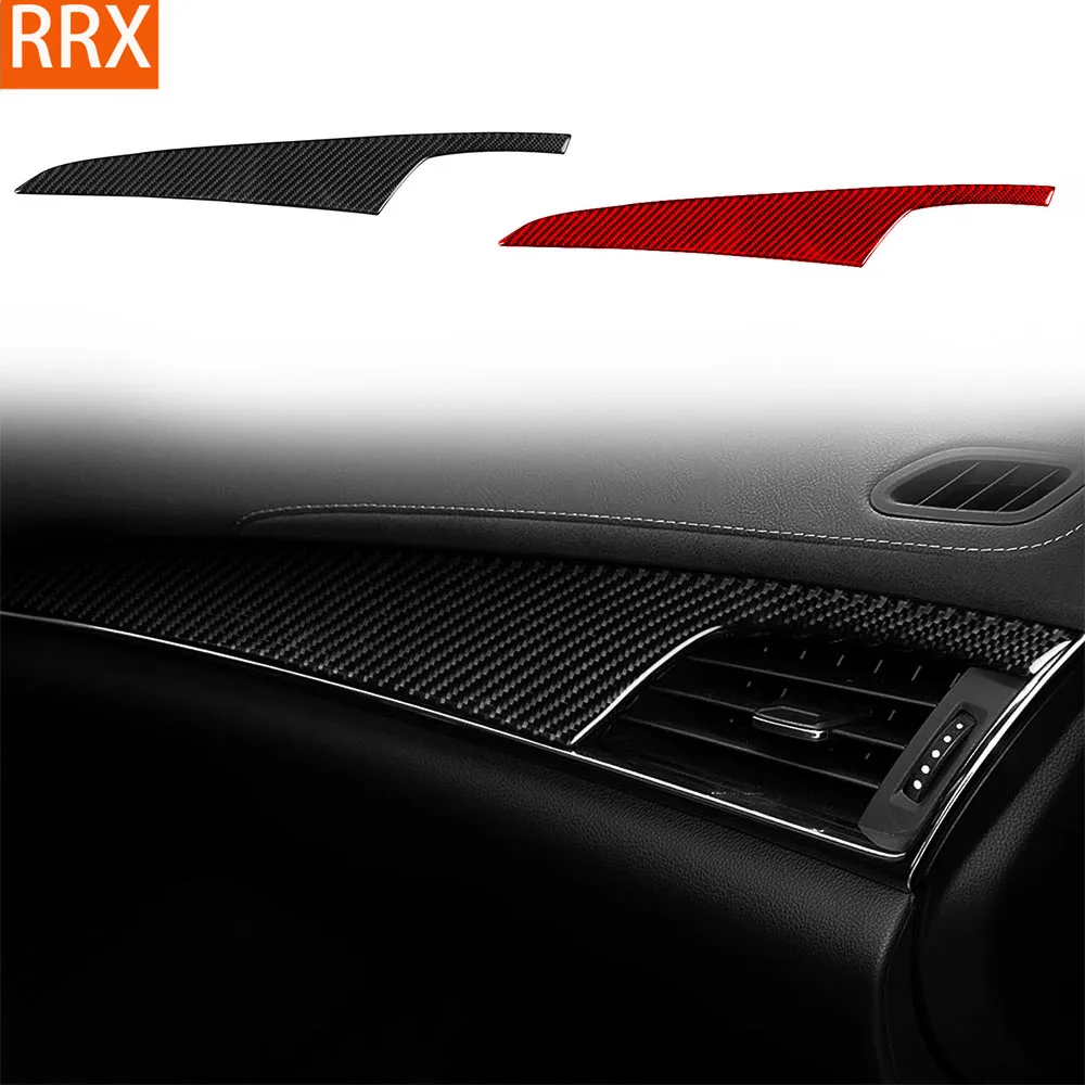 pour-cadillac-cts-2014-2019-autocollants-en-fiber-de-carbone-veritable-panneau-de-tableau-de-bord-copilote-revetement-d'habillage-accessoires-de-voiture-interieur-decoratif