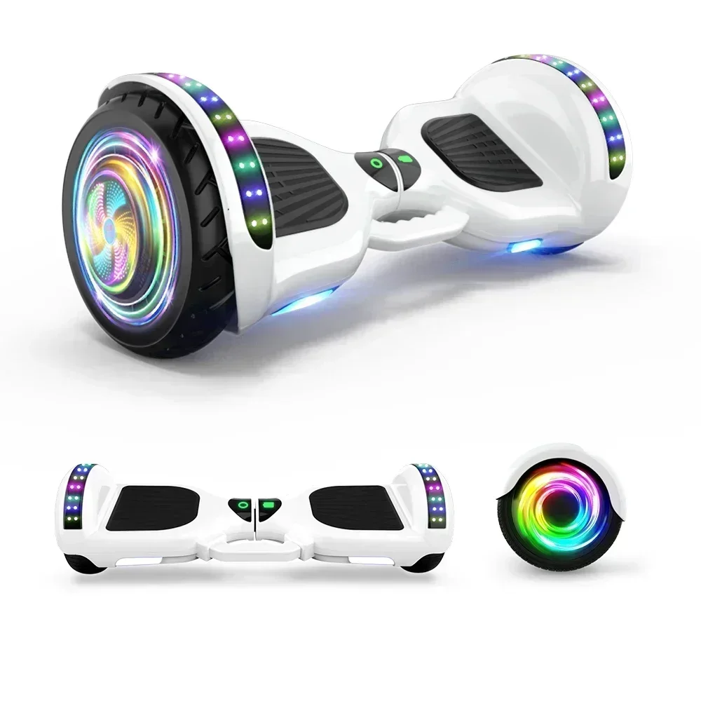 Wholesale Led Lights Self balance Scooter Hover Board Hoverboard Self-balancing Electric Scooters with Music Speakers