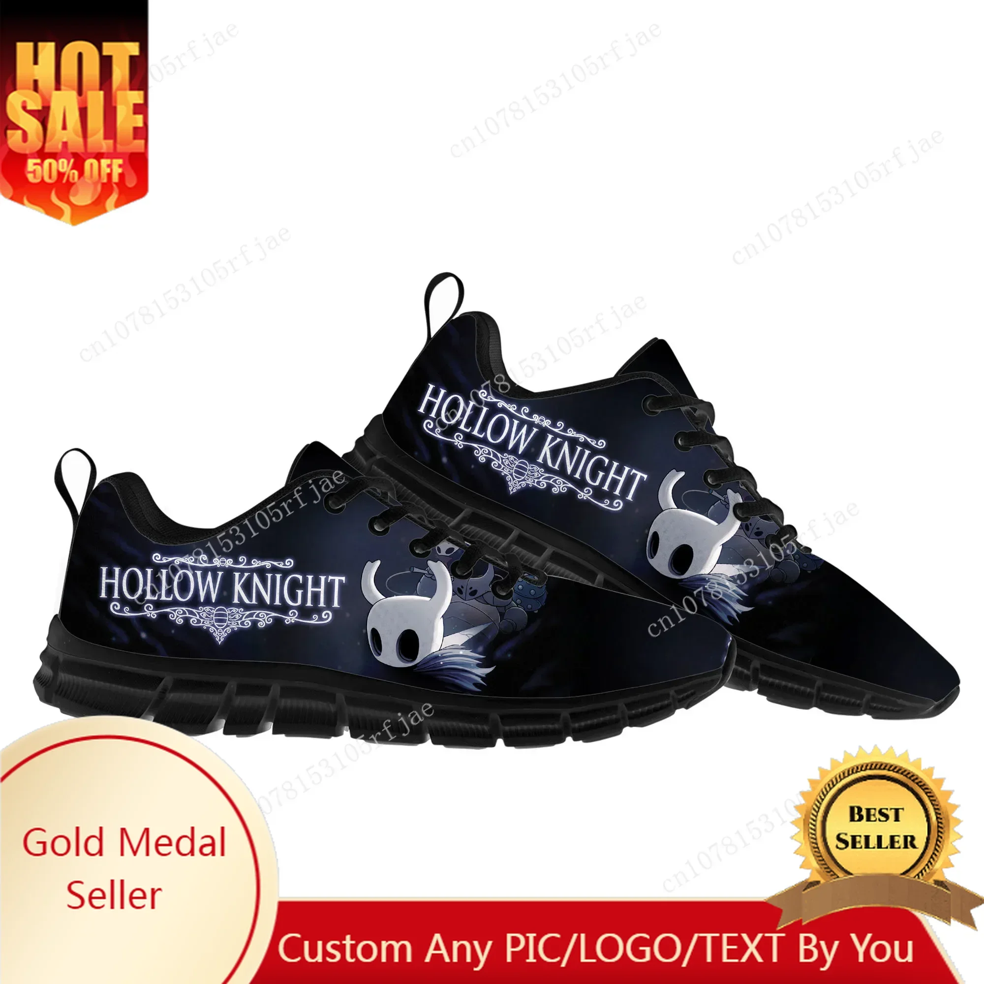 

Cartoon Game Ghost Hollow Knight Sports Shoes Mens Womens Teenager Sneakers High Quality Sneaker Custom Built Shoe