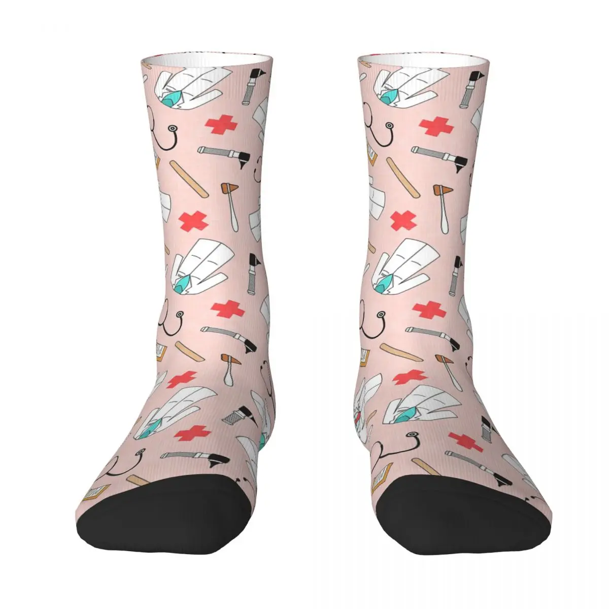 

Medical Doctor - Pink Socks Harajuku Super Soft Stockings All Season Long Socks Accessories for Man's Woman's Birthday Present