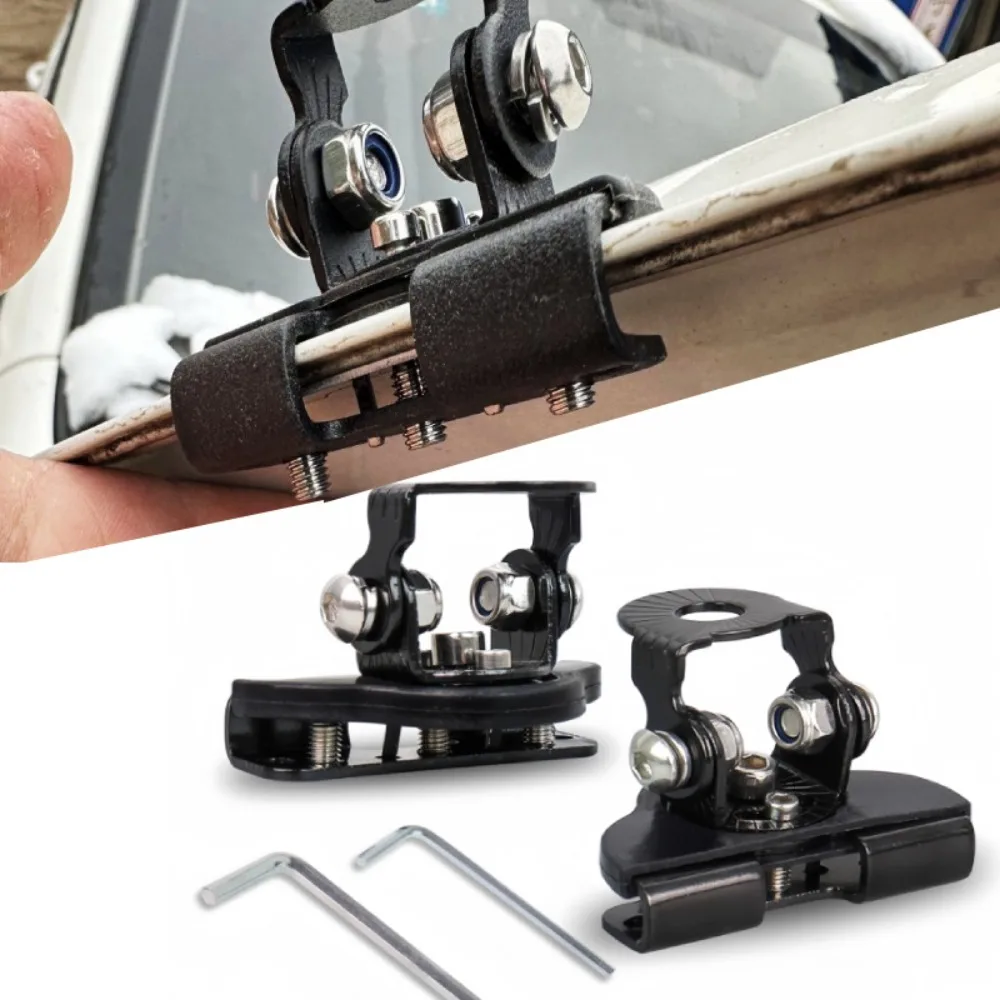 Metal LED Work Light Bracket Bar Mounting Clamp Design Car Light Bracket Convenient Mounting Clip Engine Cover Lamp Holder