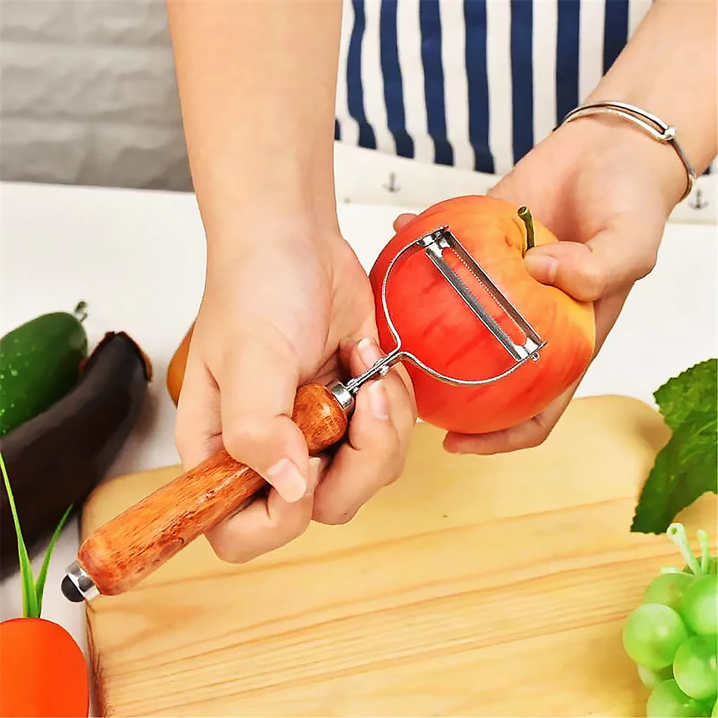 

Portable Stainless Steel Vegetable Peeler Kitchen Potato Cucumber Carrot Skin Remover Peeling Tool