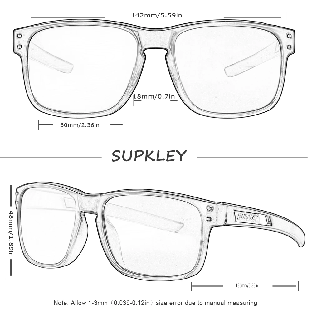 SUPKLEY Original Design Sports sunglasses Polarized Comfortable UV400 Sun Glasses For Men And Women Eyewear Accessory