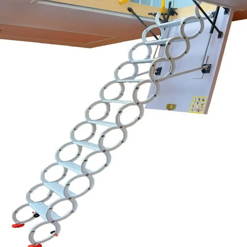 Step Telescopic Retractable Attic Extension Ceiling Loft Ladders Stairs