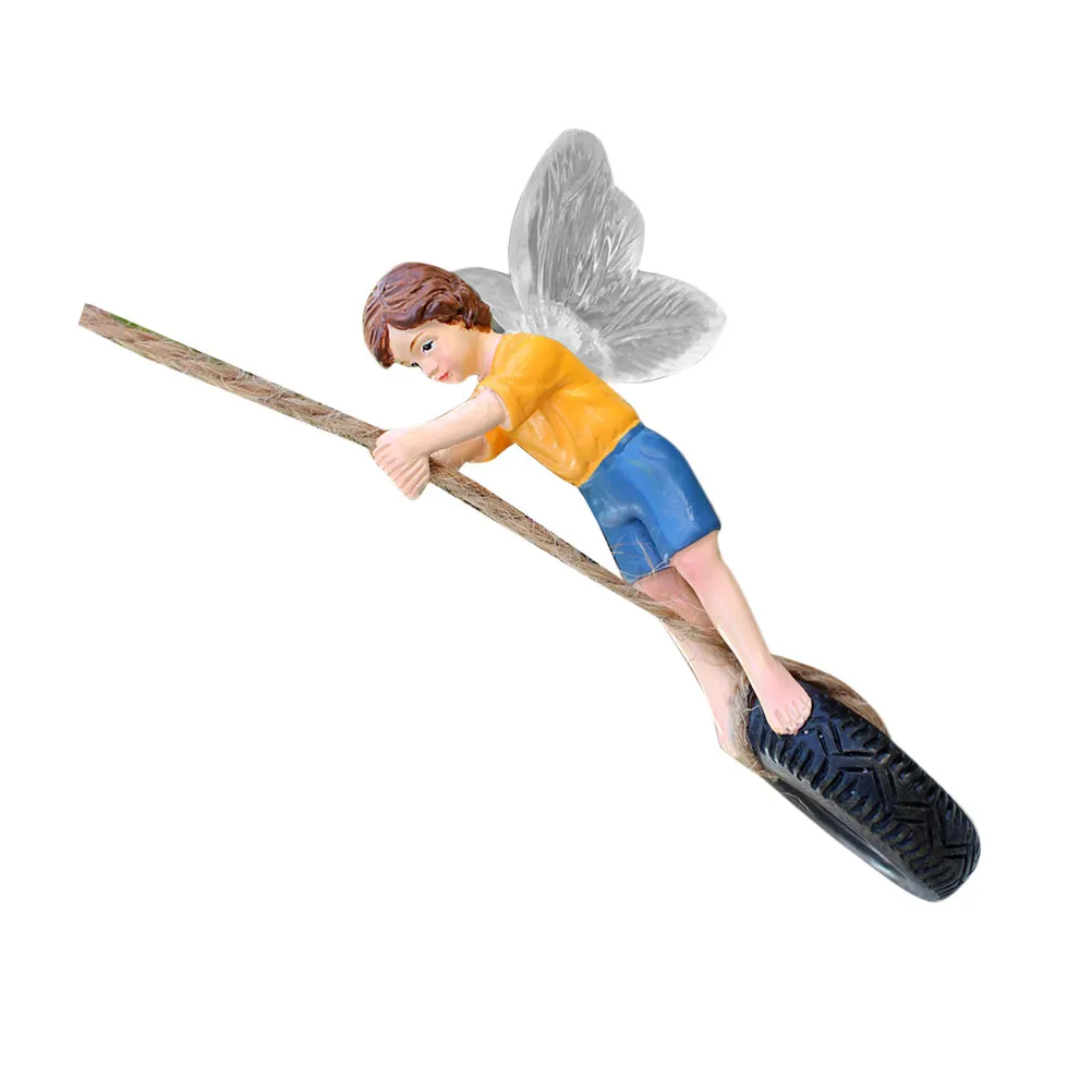 

Уличные декоративные фигурки для сказочного сада, миниатюрные украшения и крючки для качелей