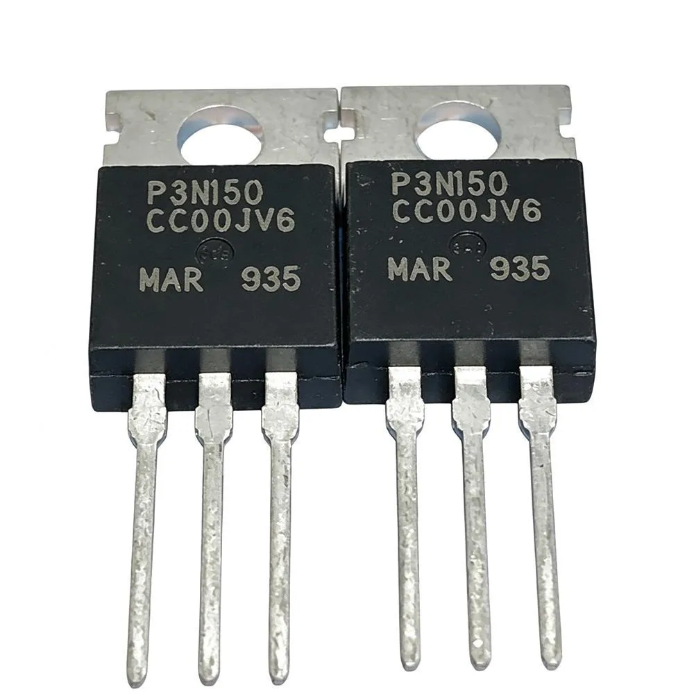 5PCS BUK436-1000B 1000V D8010L 800V 10A FDP2710 250V 50A LM2990T-12 12V 1.8A SF161A 50V 16A STP3N150 P3N150 1500V 3A TO-220