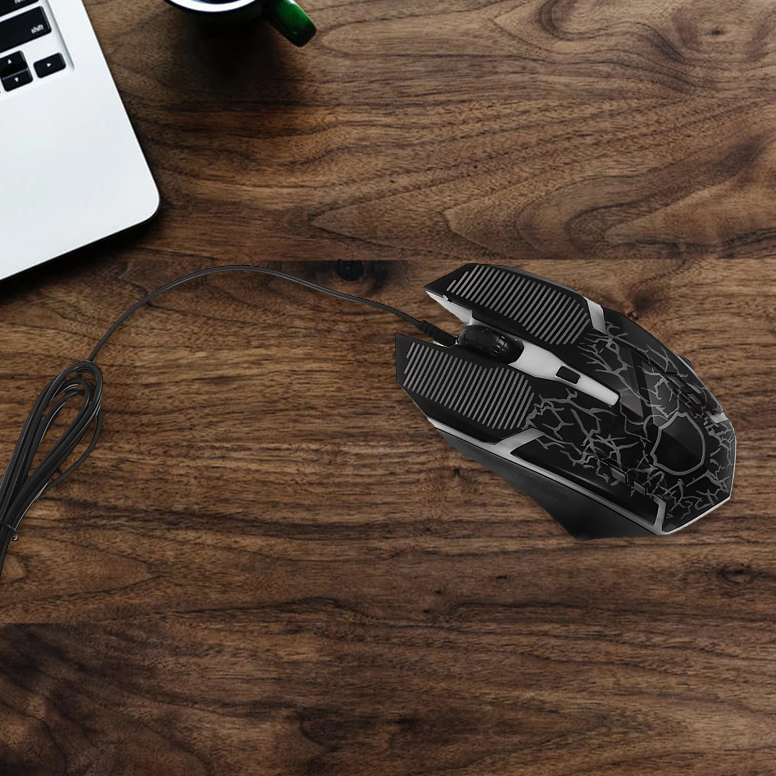 

Backlit Keyboard and Mouse Set USB Dedicated Mechanical Gaming Keys Black Comfy