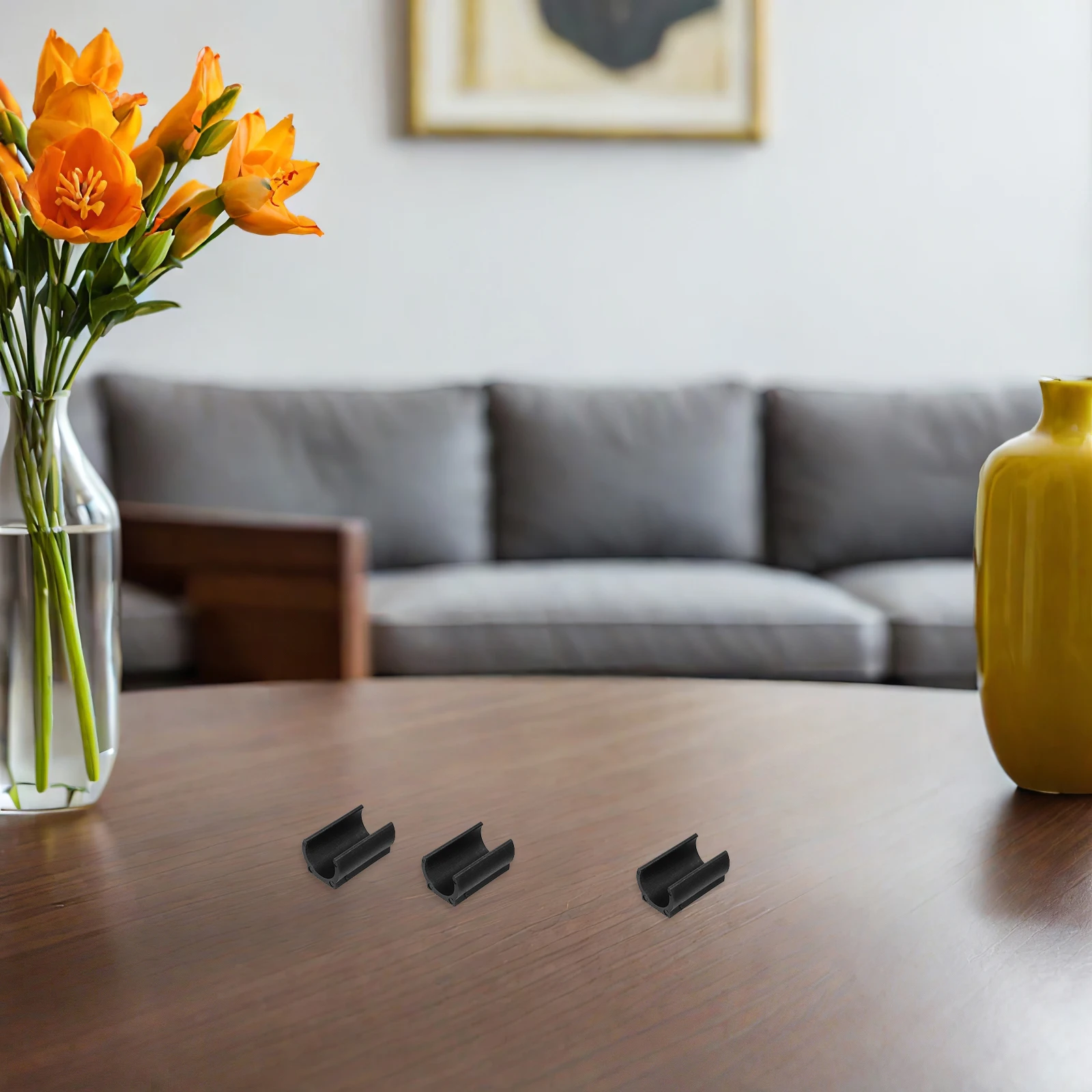 

25Pcs Plastic U-Shaped Chair Leg Covers Durable Anti-Slip Noise Reducing Furniture Foot Pads U-Shaped Chair Foot Cover