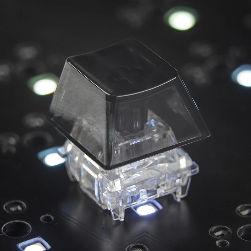 1PC Cherry Profile R4 Transparent PC Blank Keycaps for MX Switches Gaming Keyboard DIY Gift for Game Lovers
