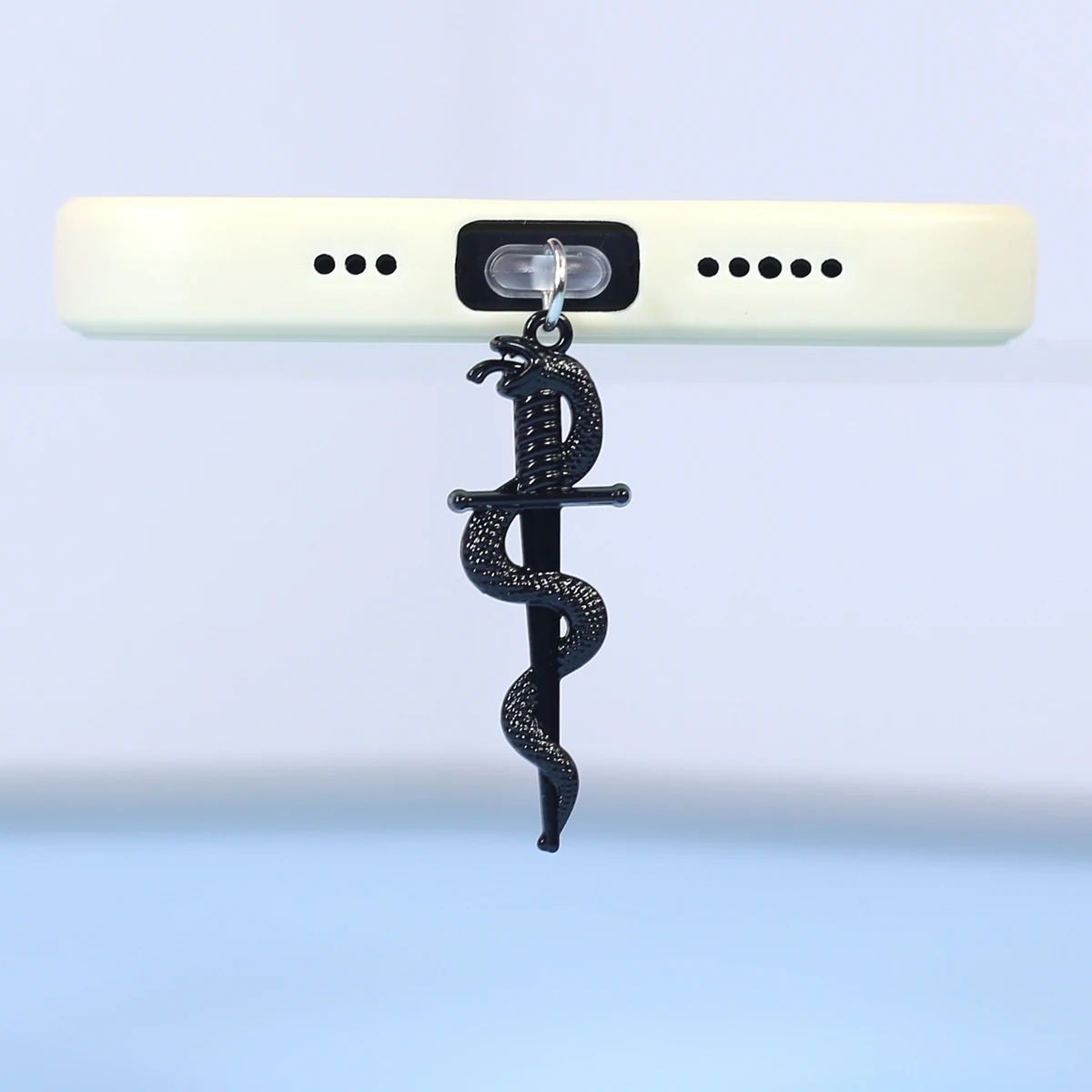 Zawieszka przeciwpyłowa do telefonu w kształcie węża Akcesoria do zawieszania dla Iphone'a Dla Samsunga Port ładowania typu C Wtyczka przeciwpyłowa