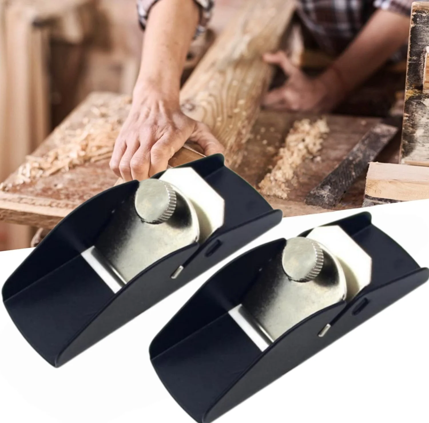 Hand Plane Block - 2 stuks mini-handvlakbank, kleine blokhandvlakbank, houtbewerkingsgereedschap