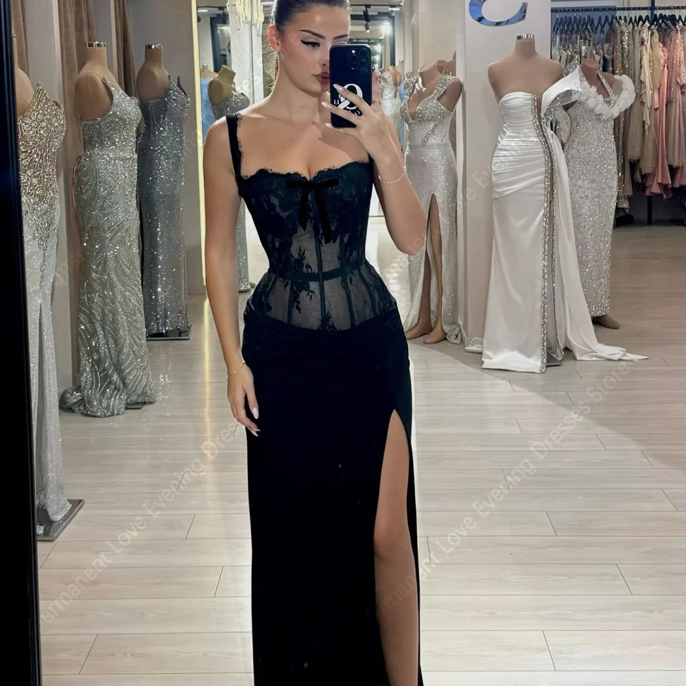 Querida colar feminino vestidos de noite fascinante sexy sereia sem mangas vestido de baile cocktail festa noche personalizado