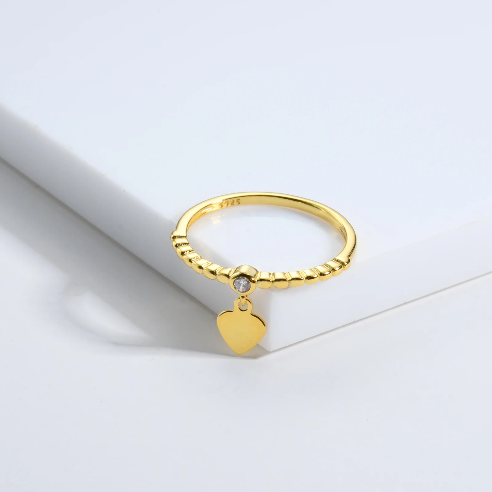 VEWANT New 925 Sterling Silver Drop Valentiens Simple Ring Love Fine Jewelry For Women 2023 Winter