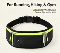 HTMCK Multifunctional Waterproof Waist Bag Portable Fanny Pack Outdoor Running Fitness Phone Belt Bag 2