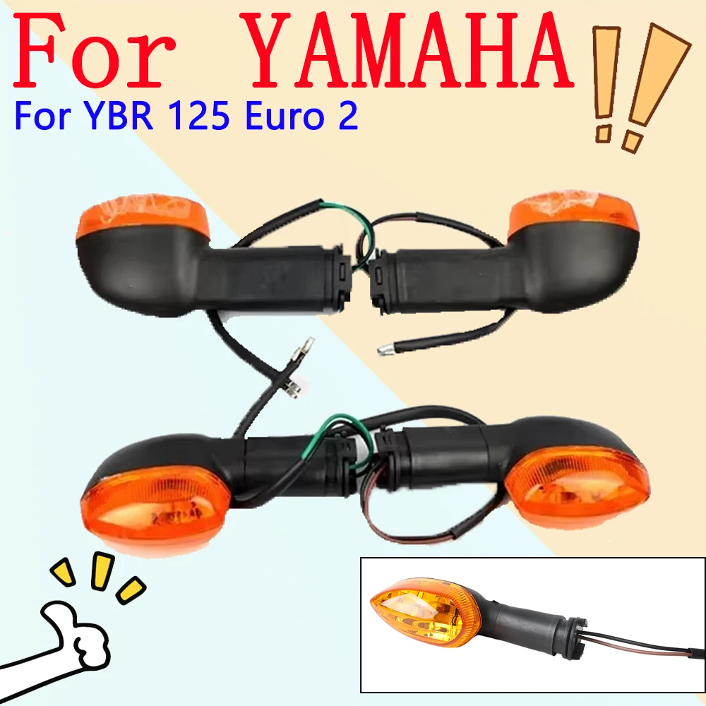 For YAMAHA YBR125 YB125 YBR 125 Euro 2 Motorcycle Turn Signal Light Durable LED Front Rear Flasher Indicator Lamp Accessories