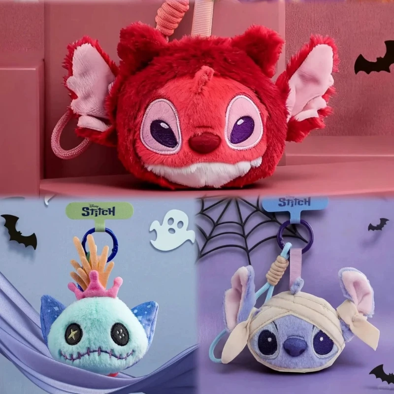 Disney Stitch Mystery Box: Halloween Trick-Or-Treat Plush Mobile Strap Mystery Box 52toys Halloween Gift Ornaments & Accessories
