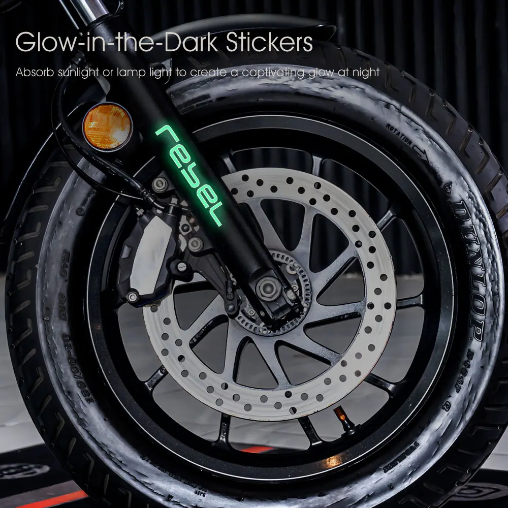 Motorcycle Glow Stickers Waterproof Decal for Honda Rebel 500 CMX 125 250 300 1100 CMX500 CMX1100 Rebel500 Accessories 2023