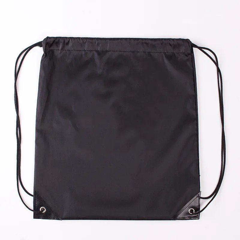 New Men Women polyester Waterproof Casual Bag Thicken Drawstring Belt Riding Backpack Portable Drawstring Shoes Clothes Bags