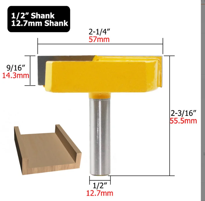 Tools Router Bit Woodworking Bit Bottoming Cutter Finger Flat Glue Large diameter Router Scraping High Quality