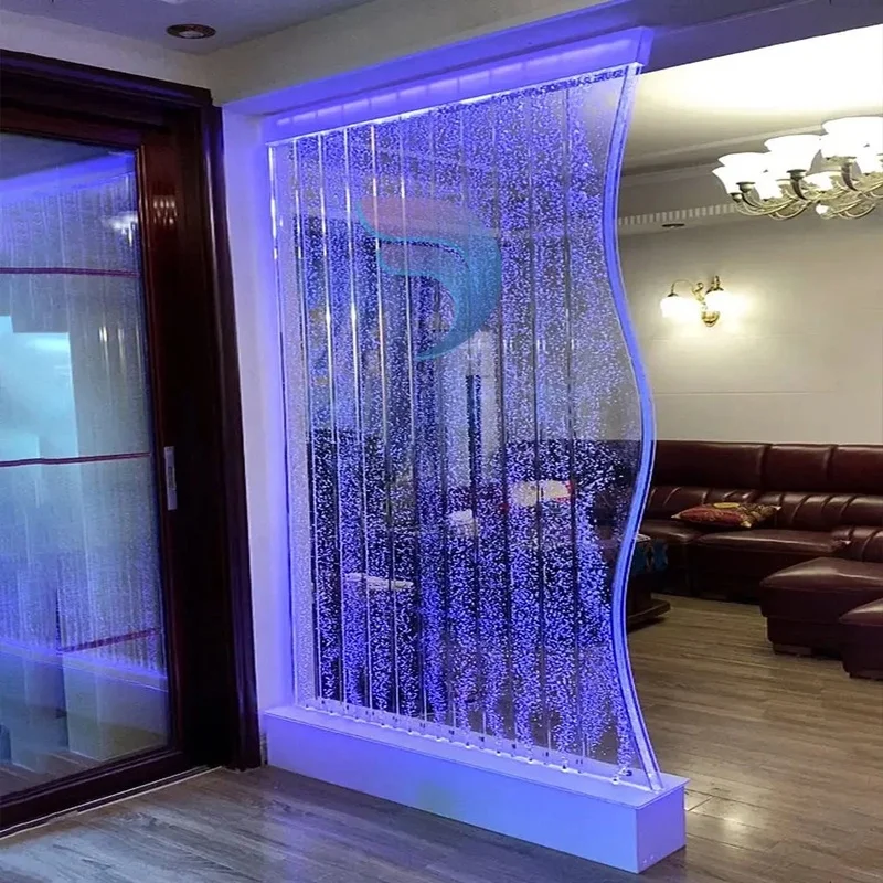 custom.Modern Designs Indoor LED-Light Acrylic Bubble Wall Features Handcrafted Panel Techniques Wedding & Home Decor
