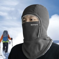 Fleece Balaclava Cycling Cap Cold-proof Windproof Warm Hood and Hat Thermal Thicken Ski Windproof Cap Outdoor Sports