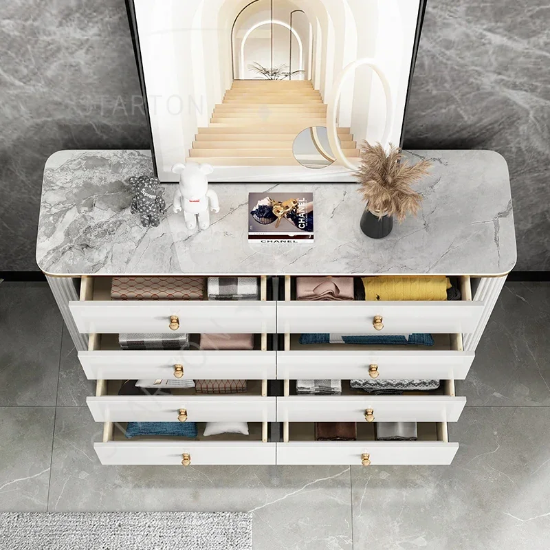Luxury Wood Storage Living Room Cabinets Morden Display Drawers Entrance Showcases Cabinet Komoda Cupboard Cajonera Furniture
