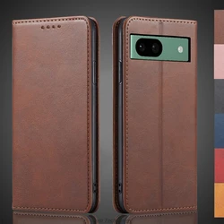 Magnetic attraction Leather Case for Google Pixel 8A 6.1