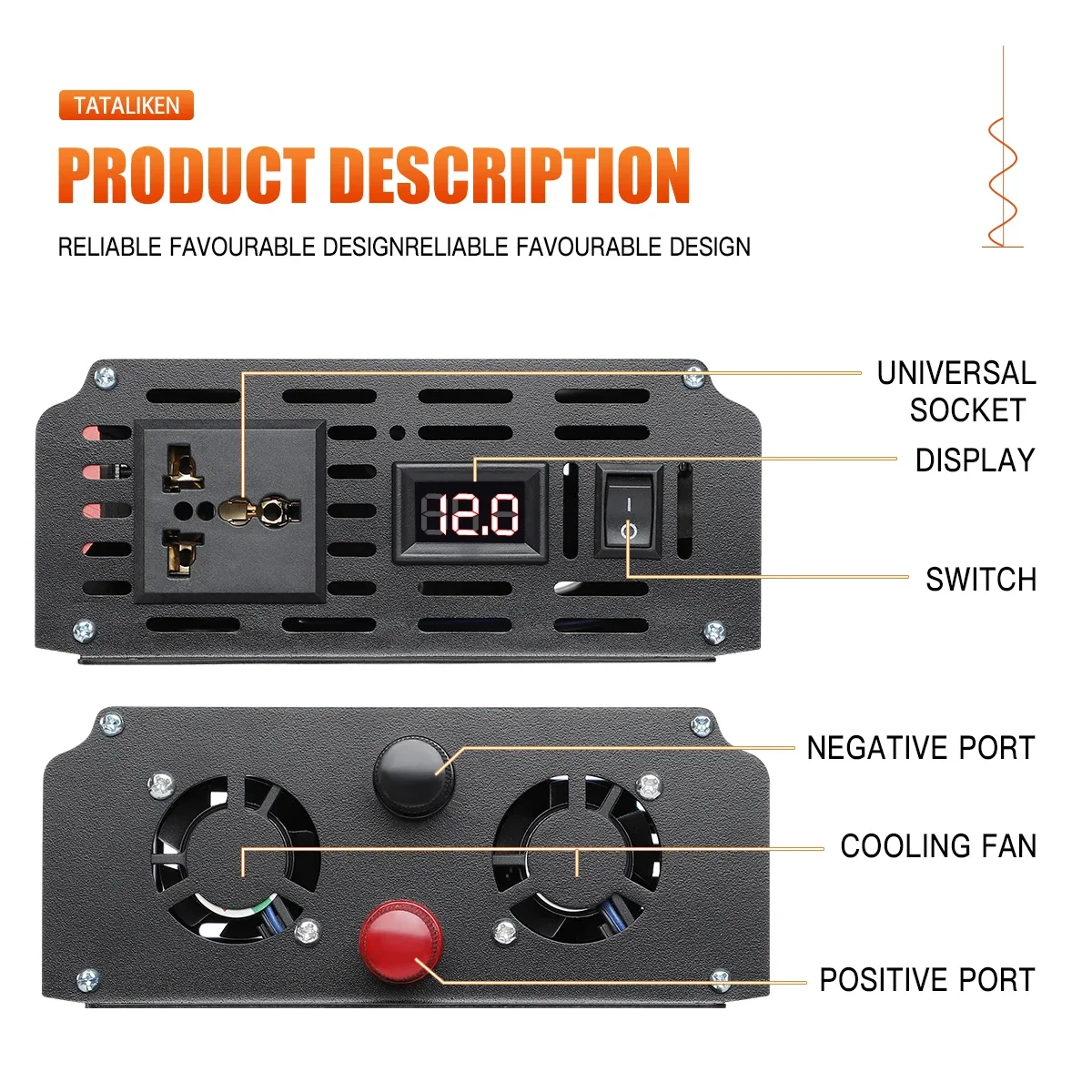 Pure Sine Wave Inverter DC 12v To AC220V 1600W 2500W 3500W 4500W Voltage Transformer Power Converter Solar Inverter