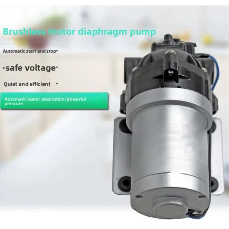 Brushless DC High Pressure Water Pump DP-60 12V/24V 5L/min Self-Priming Diaphragm Pump Auto Start Stop Booster Pump