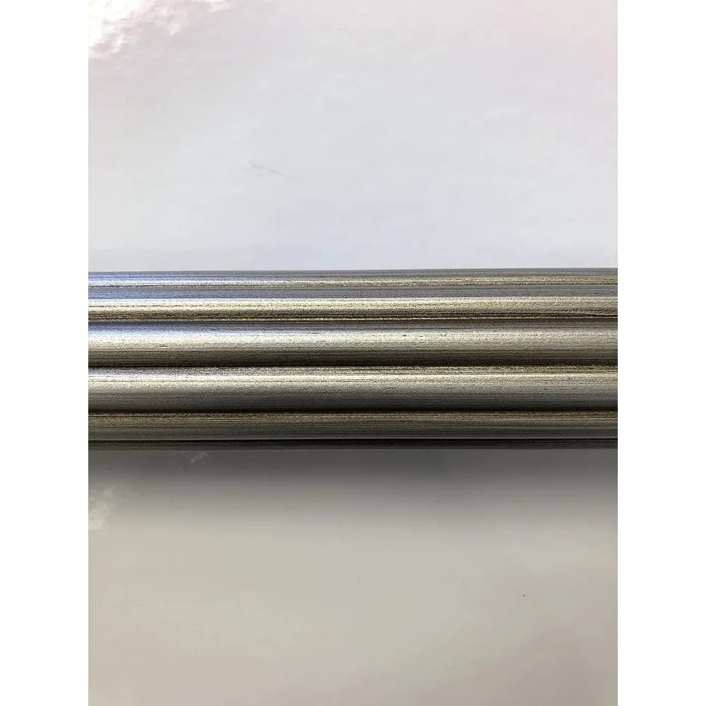 قضيب ستارة كودا قابل للتعديل، قطر 1 بوصة، 84-120 بوصة، أبيض فرنسي مذهب