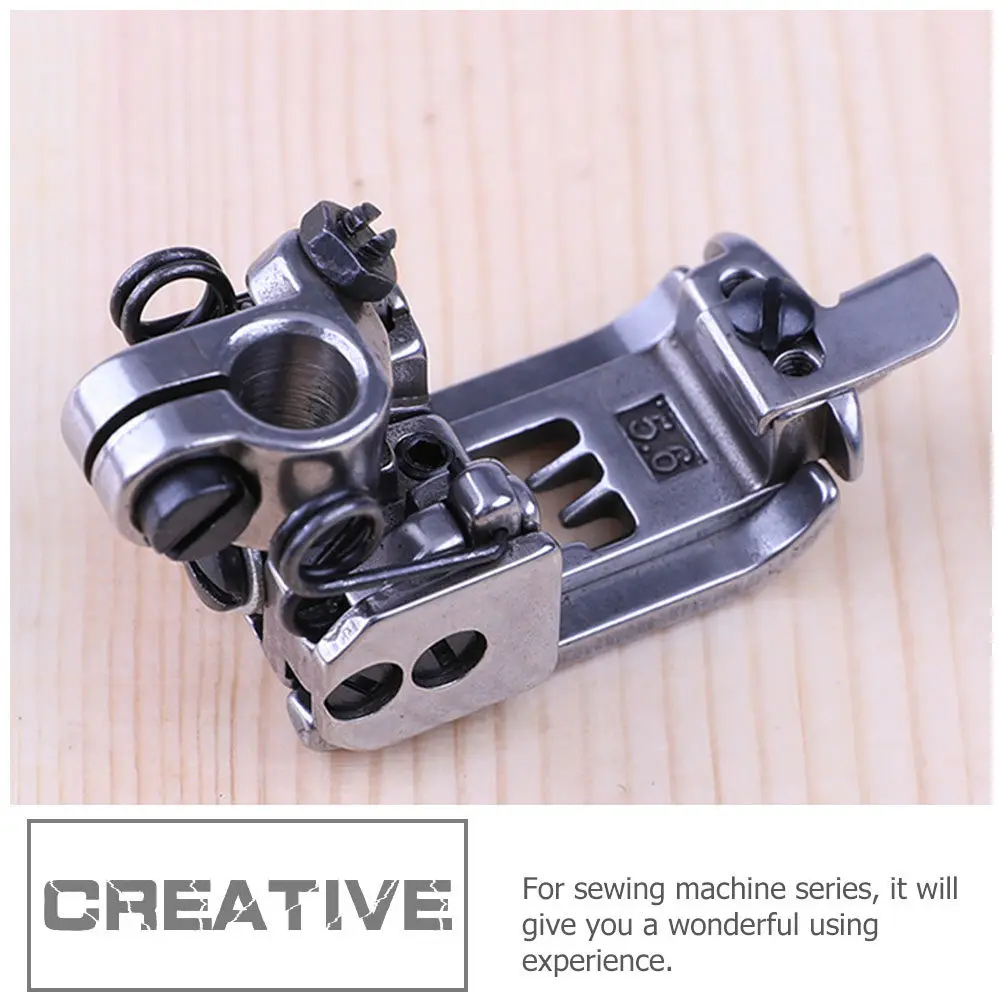 

Professional Flat-Seaming Presser Foot Premium Stainless Steel Sewing Machine Part for Seamless Flat Seam on Heavy Light Fabrics