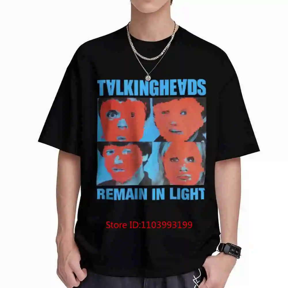 Talking Heads Remain In Light Short Sleeve Tee 100% Cotton T-Shirt