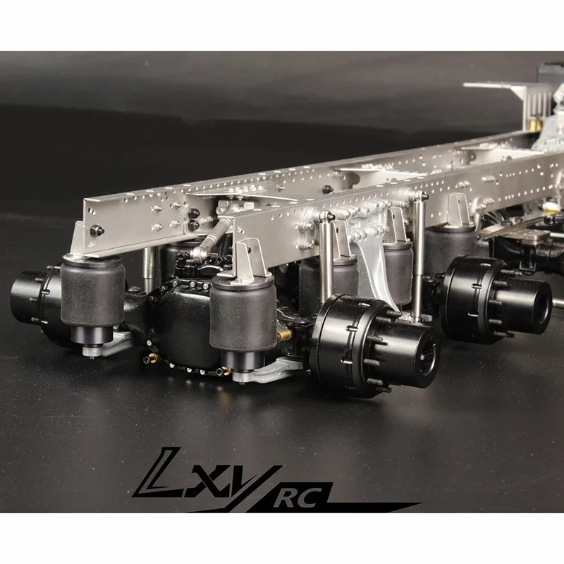 ชุดระบบกันสะเทือนแบบถุงลม 4 ตัว / 8 ตัว ขนาด 1:14 สำหรับรถบรรทุก Tamiya RC รุ่น SCANIA 770S R620 VOLVO BENZ Arocs MAN TGX